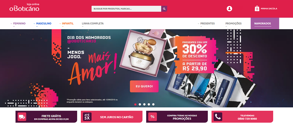 Aproveitar promocoes O Boticario