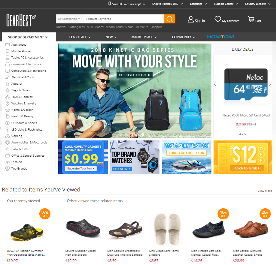 So findet man einen exklusiven GearBest Gutschein auf buykers.com.