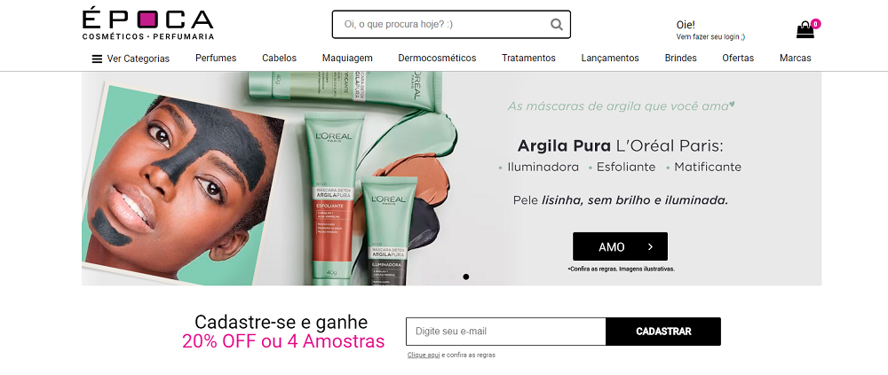 Cupom de desconto Época Cosméticos