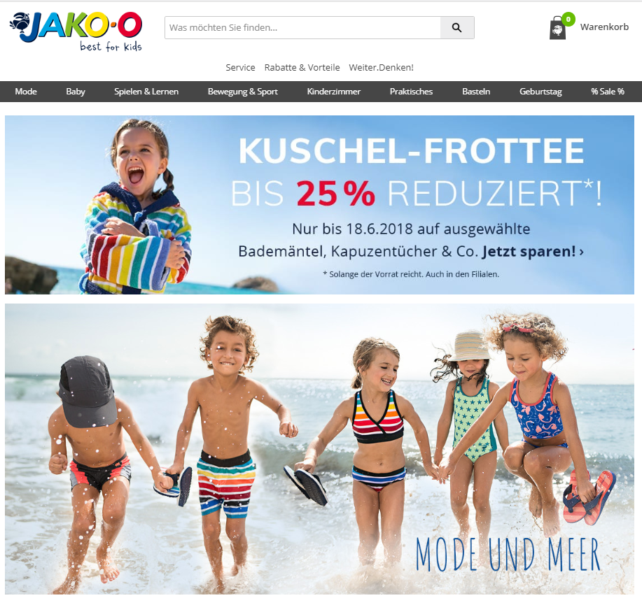 Informationen über einen JAKO O Gutschein sind immer einfach zu erhalten.