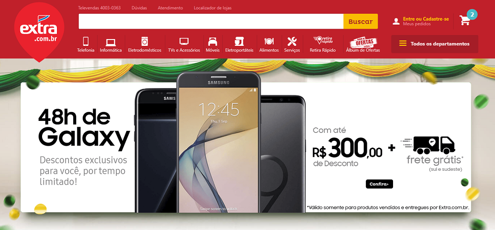 O melhor cupom Extra