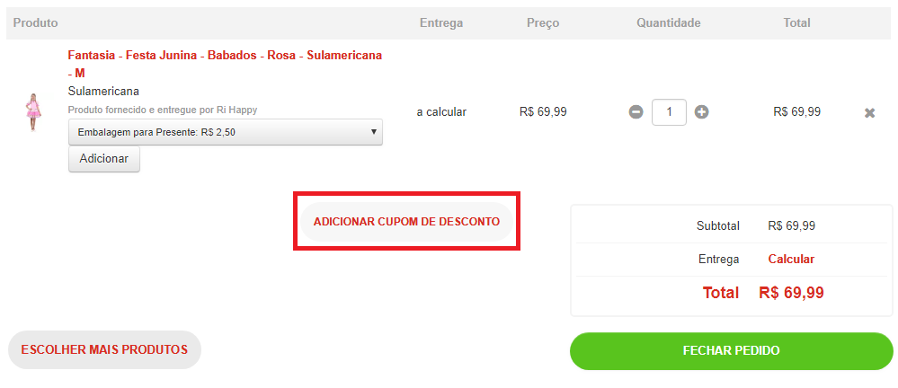 Como utilizar o cupom de desconto Ri Happy