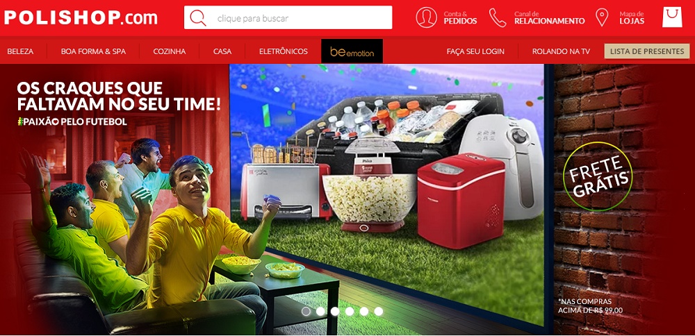 Cupom de desconto Polishop