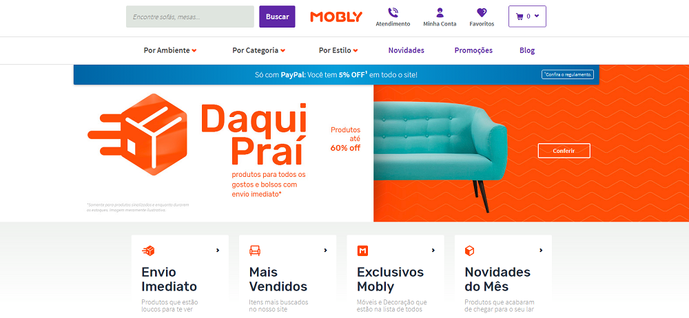 Cupom de desconto Mobly
