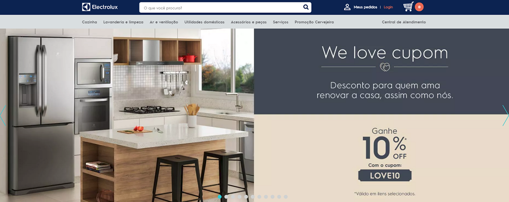 Cupom de desconto Electrolux