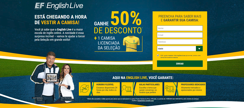 Cupom English Live