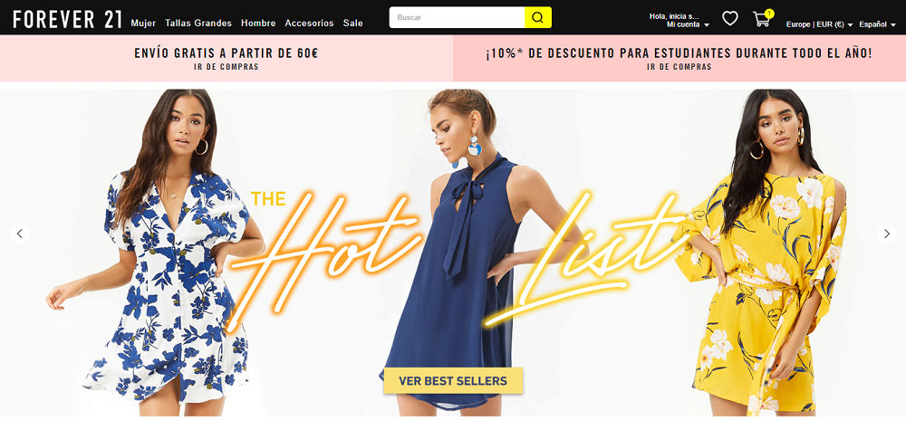cupon descuento forever 21