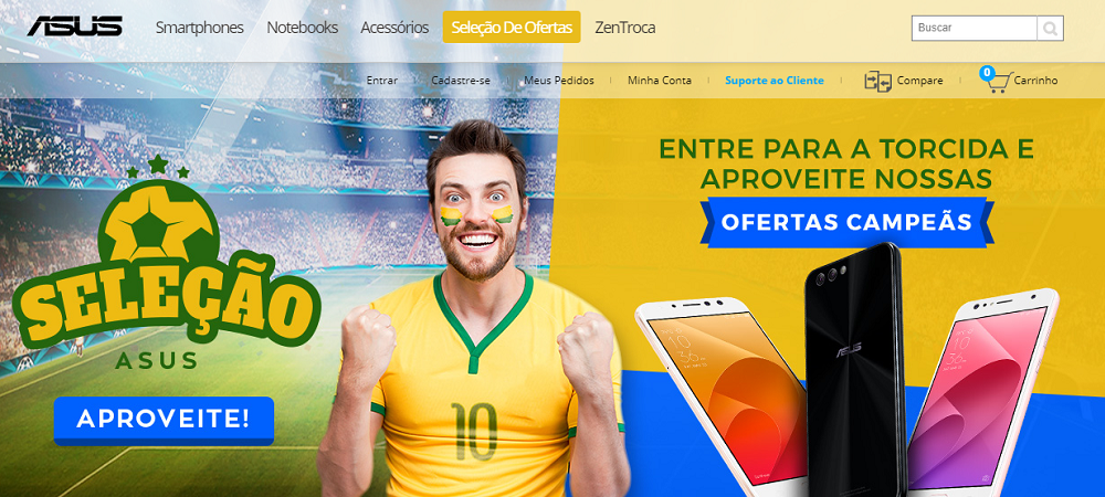 Cupom de desconto ASUS