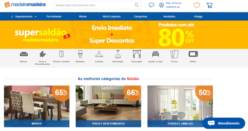 O conforto com o cupom Madeira Madeira