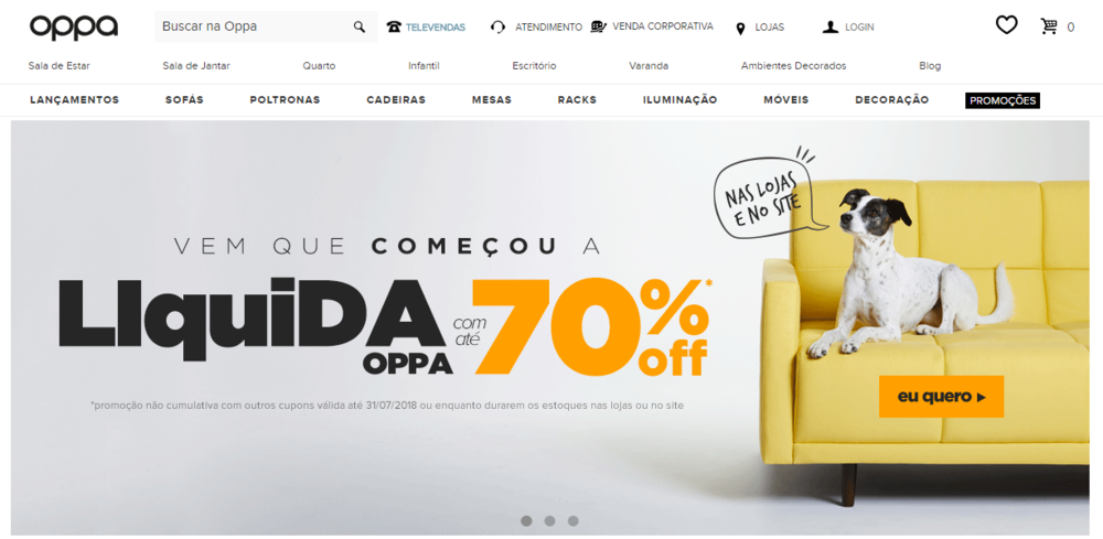 Aproveite o cupom Oppa