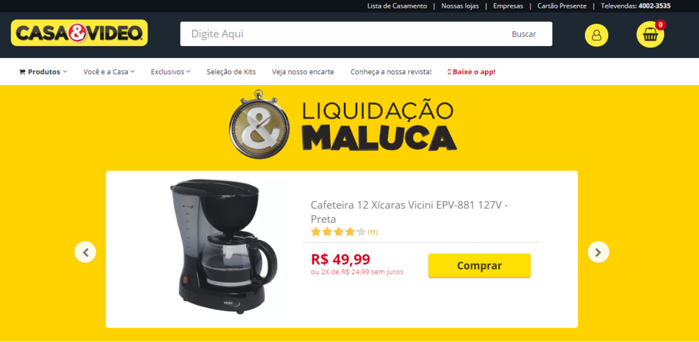 Aproveitar o encarte Casa e Video