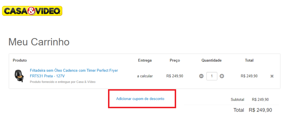 Desfrute o encarte Casa e Video