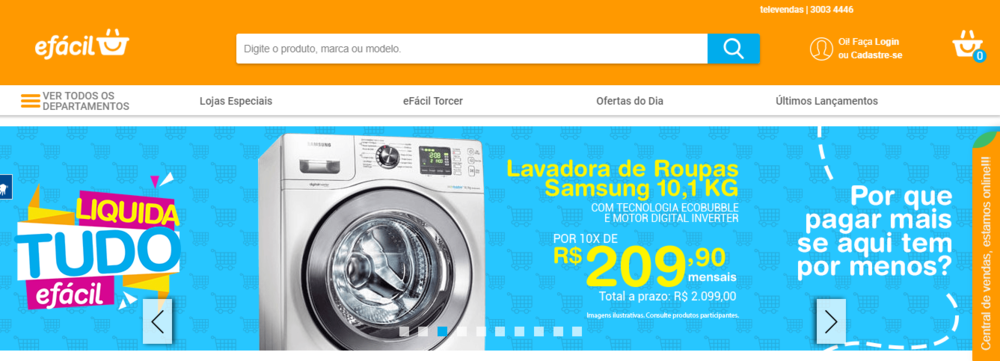 O cupom de desconto efacil e sua compra dos sonhos