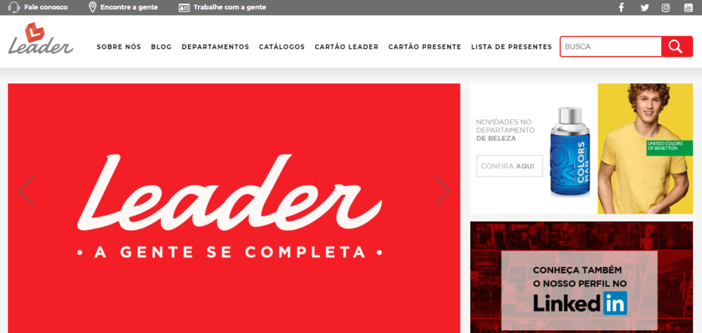 Aproveite Leader promoção