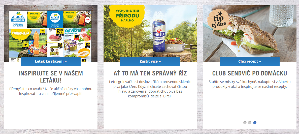 albert slevovy kupon