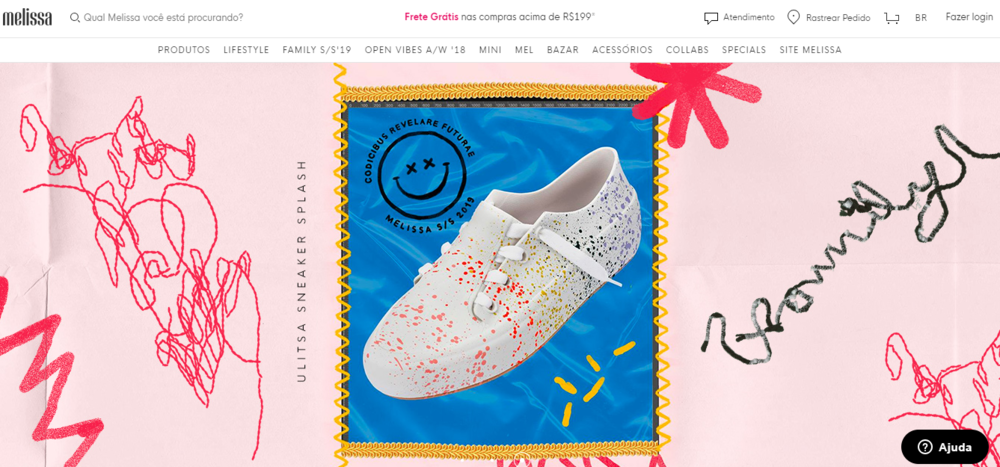 O codigo promocional Melissa especialmente para você